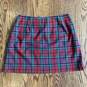 The Limited plaid mini skirt